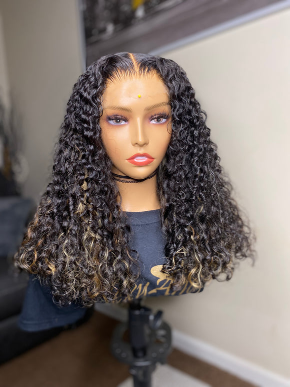 Raw Indonesian Curly w/ Highlights