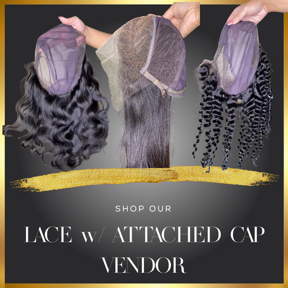 Lace w/ Attached Cap Vendor