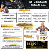 1 ON 1 SEWING MACHINE WIG MAKING CLASS